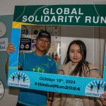 The Global Solidarity Run was launched on Friday, October 18, 2024 at Narrative 4 Limerick. Picture: Olena Oleksienko/ilovelimerick