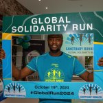 The Global Solidarity Run was launched on Friday, October 18, 2024 at Narrative 4 Limerick. Picture: Olena Oleksienko/ilovelimerick
