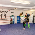 Hayleigh Kiely, a kickboxer crowned the ISKA World Champion trains at the Learning Hub in Limerick, where she was honured with a homecoming event. Picture: 
Olena Oleksienko/ilovelimerick