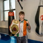 Hayleigh Kiely, a kickboxer crowned the ISKA World Champion trains at the Learning Hub in Limerick, where she was honured with a homecoming event. Picture: 
Olena Oleksienko/ilovelimerick