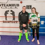 Hayleigh Kiely, a kickboxer crowned the ISKA World Champion trains at the Learning Hub in Limerick, where she was honured with a homecoming event. Picture: 
Olena Oleksienko/ilovelimerick