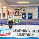 Hayleigh Kiely, a kickboxer crowned the ISKA World Champion trains at the Learning Hub in Limerick, where she was honured with a homecoming event. Picture: 
Olena Oleksienko/ilovelimerick