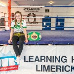 Hayleigh Kiely, a kickboxer crowned the ISKA World Champion trains at the Learning Hub in Limerick, where she was honured with a homecoming event. Picture: 
Olena Oleksienko/ilovelimerick