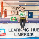 Hayleigh Kiely, a kickboxer crowned the ISKA World Champion trains at the Learning Hub in Limerick, where she was honured with a homecoming event. Picture: 
Olena Oleksienko/ilovelimerick