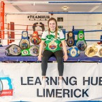 Hayleigh Kiely, a kickboxer crowned the ISKA World Champion trains at the Learning Hub in Limerick, where she was honured with a homecoming event. Picture: 
Olena Oleksienko/ilovelimerick