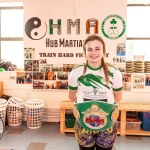 Hayleigh Kiely, a kickboxer crowned the ISKA World Champion trains at the Learning Hub in Limerick, where she was honured with a homecoming event. Picture: 
Olena Oleksienko/ilovelimerick