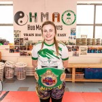 Hayleigh Kiely, a kickboxer crowned the ISKA World Champion trains at the Learning Hub in Limerick, where she was honured with a homecoming event. Picture: 
Olena Oleksienko/ilovelimerick