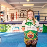 Hayleigh Kiely, a kickboxer crowned the ISKA World Champion trains at the Learning Hub in Limerick, where she was honured with a homecoming event. Picture: 
Olena Oleksienko/ilovelimerick