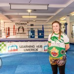 Hayleigh Kiely, a kickboxer crowned the ISKA World Champion trains at the Learning Hub in Limerick, where she was honured with a homecoming event. Picture: 
Olena Oleksienko/ilovelimerick