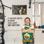 Hayleigh Kiely, a kickboxer crowned the ISKA World Champion trains at the Learning Hub in Limerick, where she was honured with a homecoming event. Picture: 
Olena Oleksienko/ilovelimerick