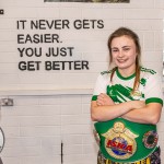 Hayleigh Kiely, a kickboxer crowned the ISKA World Champion trains at the Learning Hub in Limerick, where she was honured with a homecoming event. Picture: 
Olena Oleksienko/ilovelimerick