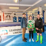 Hayleigh Kiely, a kickboxer crowned the ISKA World Champion trains at the Learning Hub in Limerick, where she was honured with a homecoming event. Picture: 
Olena Oleksienko/ilovelimerick