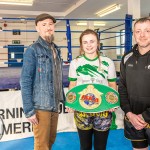 Hayleigh Kiely, a kickboxer crowned the ISKA World Champion trains at the Learning Hub in Limerick, where she was honured with a homecoming event. Picture: 
Olena Oleksienko/ilovelimerick