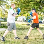 Hayleigh Kiely, a kickboxer crowned the ISKA World Champion trains at the Learning Hub in Limerick, where she was honured with a homecoming event. Picture: 
Olena Oleksienko/ilovelimerick
