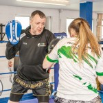 Hayleigh Kiely, a kickboxer crowned the ISKA World Champion trains at the Learning Hub in Limerick, where she was honured with a homecoming event. Picture: 
Olena Oleksienko/ilovelimerick
