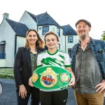 Hayleigh Kiely, a kickboxer crowned the ISKA World Champion trains at the Learning Hub in Limerick, where she was honured with a homecoming event. Picture: 
Olena Oleksienko/ilovelimerick