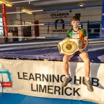 Hayleigh Kiely, a kickboxer crowned the ISKA World Champion trains at the Learning Hub in Limerick, where she was honured with a homecoming event. Picture: 
Olena Oleksienko/ilovelimerick