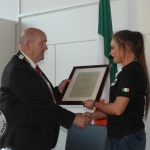 Cllr Seán Lynch, Mayor of the Metropolitan District of Limerick at a Mayoral reception honoured Hayley Kiely(18) from the Learning Hub Kickboxing Club who is the IKF Irish Champion, IKF 5 Nations Champion, the IKF Junior Champion and is a holder of a World Silver Medal. Picture: Ciara Maria Hayes/ilovelimerick 2018. All Rights Reserved.