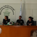 Cllr Seán Lynch, Mayor of the Metropolitan District of Limerick at a Mayoral reception honoured Hayley Kiely(18) from the Learning Hub Kickboxing Club who is the IKF Irish Champion, IKF 5 Nations Champion, the IKF Junior Champion and is a holder of a World Silver Medal. Picture: Ciara Maria Hayes/ilovelimerick 2018. All Rights Reserved.