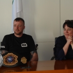 Cllr Seán Lynch, Mayor of the Metropolitan District of Limerick at a Mayoral reception honoured Hayley Kiely(18) from the Learning Hub Kickboxing Club who is the IKF Irish Champion, IKF 5 Nations Champion, the IKF Junior Champion and is a holder of a World Silver Medal. Picture: Ciara Maria Hayes/ilovelimerick 2018. All Rights Reserved.