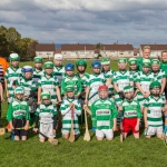 Members of Honouring Aaron and Cloghán C.L.G. at the Honouring Aaron Memorial Match at Cloghán. Picture: Cian Reinhardt/ilovelimerick