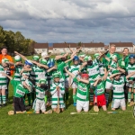 Members of Honouring Aaron and Cloghán C.L.G. at the Honouring Aaron Memorial Match at Cloghán. Picture: Cian Reinhardt/ilovelimerick