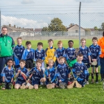 Members of Honouring Aaron and Milford National School's Hurling team at the Honouring Aaron Memorial Match at Cloghán. Picture: Cian Reinhardt/ilovelimerick