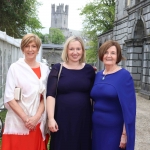 Pictured at the gala fundraiser for the upcoming Lavery/Osborne Symposium in the Hunt museum are Naomi Conlan, Lewsinda Craton and Dr Patricia Noone. Picture: Conor Owens/ilovelimerick.