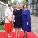 Pictured at the gala fundraiser for the upcoming Lavery/Osborne Symposium in the Hunt museum are Naomi Conlan, Lewsinda Craton and Dr Patricia Noone. Picture: Conor Owens/ilovelimerick.