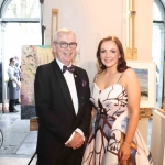 Pictured at the gala fundraiser for the upcoming Lavery/Osborne Symposium in the Hunt museum are Catrina Cahill and Dave Hickey. Picture: Conor Owens/ilovelimerick.