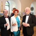 Pictured at the gala fundraiser for the upcoming Lavery/Osborne Symposium in the Hunt museum are Thomas Fennesy, Dr Sonja Heidrich and Dr Mathew Potter. Picture: Conor Owens/ilovelimerick.