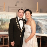 Pictured at the gala fundraiser for the upcoming Lavery/Osborne Symposium in the Hunt museum are Cllr James Collins, Mayor of Limerick City and Council and his wife Eileen Collins. Picture: Conor Owens/ilovelimerick.