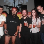 Roy Rivas, Xaby Mourelle, Javier Patwan, Shanty and Phil Grange at the I Heart The Cranberries event as party of Limerick Pride 2018 in aid of Adapt House at Dolans Pub, Thursday, July 5th, 2018. Picture: Sophie Goodwin/ilovelimerick