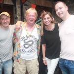 Tony Roche, Jim lawless, Sarah Mulcathy and Eoin Sexton, Mr Gay limerick at the I Heart The Cranberries event as party of Limerick Pride 2018 in aid of Adapt House at Dolans Pub, Thursday, July 5th, 2018. Picture: Sophie Goodwin/ilovelimerick