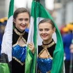 19/3/17 REPRO FREE Louise Burke and Keisha O’Shea, Banna Chluain Meala, Clonmel at the 7th Limerick International Band Championship, Limerick. Illinois State University have been named as the overall winners of the 47th Limerick International Band Championship. Around 1,000 musicians performed in the event saw 17 bands from the United States, Germany, England, Northern Ireland, Tipperary, Dublin, Donegal and Westmeath as well as Limerick marching down O’Connell Street in Limerick as part of the Limerick St Patrick’s Festival 2017. Tens of thousands of spectators braved the weather and lined the route, cheering on the competitors in what is Ireland’s only marching band competition. Illinois State University were presented with the Kenneally Jewellers Perpetual Trophy as overall winners of the championship organised by Grooveyard on behalf of Limerick City and County Council. Picture Sean Curtin True Media.