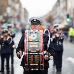 19/3/17 REPRO FREE The All Ireland Prize Band, Limerick at the 7th Limerick International Band Championship, Limerick. Illinois State University have been named as the overall winners of the 47th Limerick International Band Championship. Around 1,000 musicians performed in the event saw 17 bands from the United States, Germany, England, Northern Ireland, Tipperary, Dublin, Donegal and Westmeath as well as Limerick marching down O’Connell Street in Limerick as part of the Limerick St Patrick’s Festival 2017. Tens of thousands of spectators braved the weather and lined the route, cheering on the competitors in what is Ireland’s only marching band competition. Illinois State University were presented with the Kenneally Jewellers Perpetual Trophy as overall winners of the championship organised by Grooveyard on behalf of Limerick City and County Council. Picture Sean Curtin True Media.