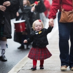 19/3/17 REPRO FREE Mairead Purcell, 1 1/2 from the CBS Pipe Band at the 7th Limerick International Band Championship, Limerick. Illinois State University have been named as the overall winners of the 47th Limerick International Band Championship. Around 1,000 musicians performed in the event saw 17 bands from the United States, Germany, England, Northern Ireland, Tipperary, Dublin, Donegal and Westmeath as well as Limerick marching down O’Connell Street in Limerick as part of the Limerick St Patrick’s Festival 2017. Tens of thousands of spectators braved the weather and lined the route, cheering on the competitors in what is Ireland’s only marching band competition. Illinois State University were presented with the Kenneally Jewellers Perpetual Trophy as overall winners of the championship organised by Grooveyard on behalf of Limerick City and County Council. Picture Sean Curtin True Media.