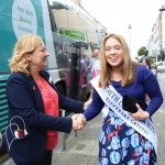 The  International Rose of Tralee tour visited Alex Findlaters restaurant in Limerick on August 15.   Photo: Zoe Conway/ilovelimerick