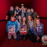 Members of the SWAY project, Waterford celebrate winning the Best Group Award and Audience Award at this year's Senior Young Irish Filmmaker of the Year Awards held in Odeon Cinema Castletroy, Limerick as part of this year's Fresh film Festival. Picture: Cian Reinhardt/ilovelimerick