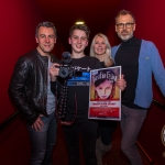 Luke, (15), Castletroy, Limerick winner of the RTE Factual Award at the Ireland's Young Filmmaker of the Year Senior Awards 2018 with his parents Dermot and Claire, and Richard Lynch, ilovelimerick, which took place at Odeon Cinema, Castletroy Limerick. Picture: Cian Reinhardt/ilovelimerick