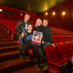 Luke, (15), Castletroy, Limerick winner of the RTE Factual Award at the Ireland's Young Filmmaker of the Year Senior Awards 2018 with his parents Dermot and Claire, and Richard Lynch, ilovelimerick, which took place at Odeon Cinema, Castletroy Limerick. Picture: Cian Reinhardt/ilovelimerick