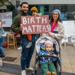 Irish Birth Movement, a grassroots group of mothers, families, midwives and birth workers demanding safe, evidence-based, and compassionate maternity care held a protest in Limerick to protect the rights of mothers on Saturday, October 11, 2025. Picture: Olena Oleksienko/ilovelimerick
