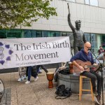 Irish Birth Movement, a grassroots group of mothers, families, midwives and birth workers demanding safe, evidence-based, and compassionate maternity care held a protest in Limerick to protect the rights of mothers on Saturday, October 11, 2025. Picture: Olena Oleksienko/ilovelimerick