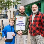 Irish Birth Movement, a grassroots group of mothers, families, midwives and birth workers demanding safe, evidence-based, and compassionate maternity care held a protest in Limerick to protect the rights of mothers on Saturday, October 11, 2025. Picture: Olena Oleksienko/ilovelimerick