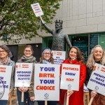 Irish Birth Movement, a grassroots group of mothers, families, midwives and birth workers demanding safe, evidence-based, and compassionate maternity care held a protest in Limerick to protect the rights of mothers on Saturday, October 11, 2025. Picture: Olena Oleksienko/ilovelimerick