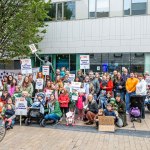 Irish Birth Movement, a grassroots group of mothers, families, midwives and birth workers demanding safe, evidence-based, and compassionate maternity care held a protest in Limerick to protect the rights of mothers on Saturday, October 11, 2025. Picture: Olena Oleksienko/ilovelimerick
