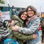Irish Birth Movement, a grassroots group of mothers, families, midwives and birth workers demanding safe, evidence-based, and compassionate maternity care held a protest in Limerick to protect the rights of mothers on Saturday, October 11, 2025. Picture: Olena Oleksienko/ilovelimerick