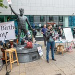 Irish Birth Movement, a grassroots group of mothers, families, midwives and birth workers demanding safe, evidence-based, and compassionate maternity care held a protest in Limerick to protect the rights of mothers on Saturday, October 11, 2025. Picture: Olena Oleksienko/ilovelimerick