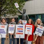 Irish Birth Movement, a grassroots group of mothers, families, midwives and birth workers demanding safe, evidence-based, and compassionate maternity care held a protest in Limerick to protect the rights of mothers on Saturday, October 11, 2025. Picture: Olena Oleksienko/ilovelimerick