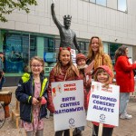 Irish Birth Movement, a grassroots group of mothers, families, midwives and birth workers demanding safe, evidence-based, and compassionate maternity care held a protest in Limerick to protect the rights of mothers on Saturday, October 11, 2025. Picture: Olena Oleksienko/ilovelimerick